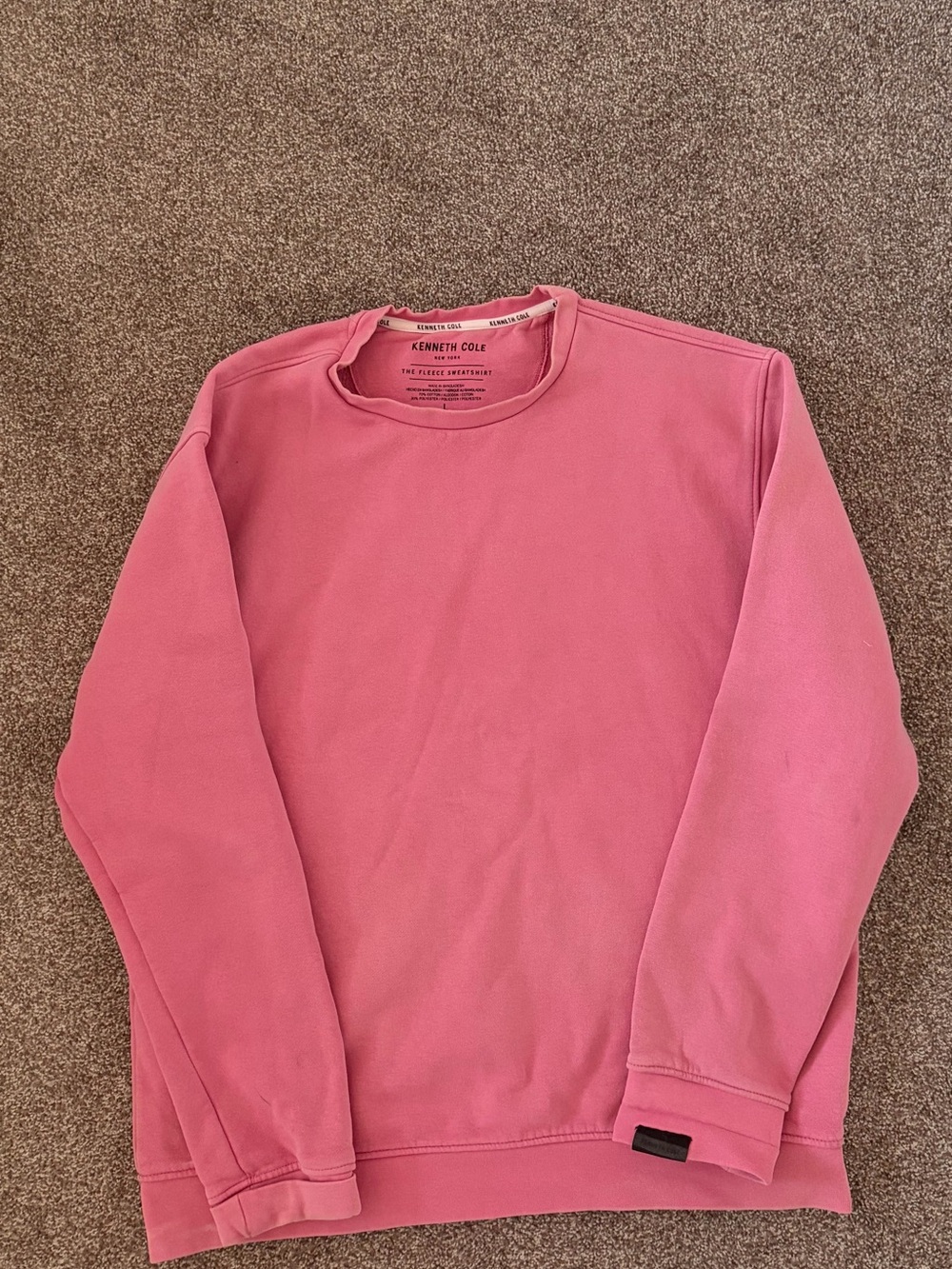 Kenneth Cole Pink Crewneck Sweater